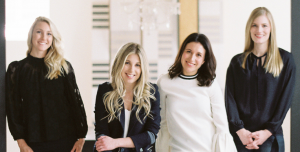 Picture of four women on Lovestruck team.
