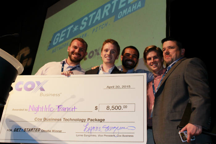 Night Life Transit wins $8,500 at Get Started Omaha