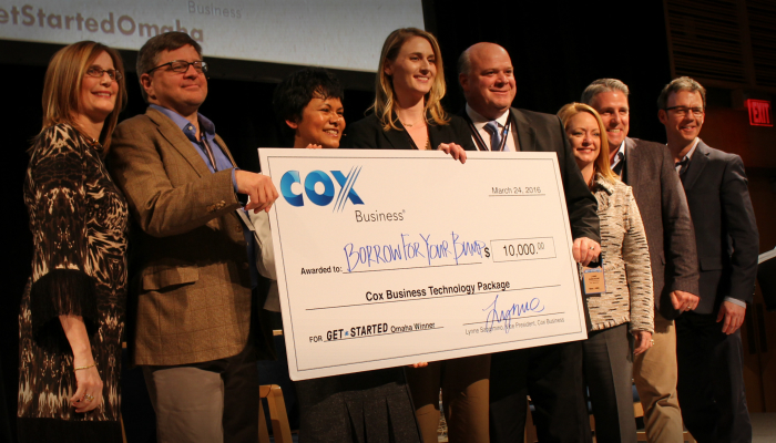 Borrow for Your Bump wins $10,000 at Get Started Omaha