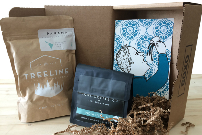 Boxo is a subscription box for adventurous coffee drinkers