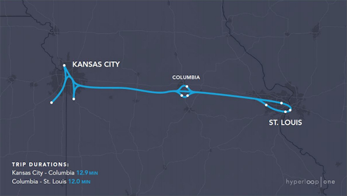Coalition forms to develop Kansas City-St. Louis Hyperloop route