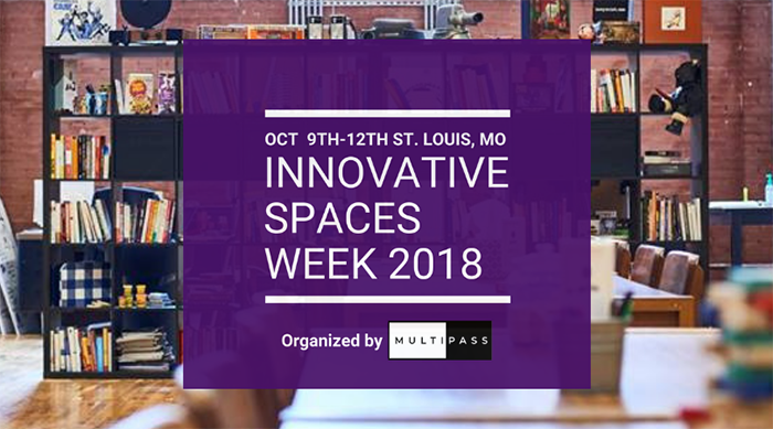 Innovative Spaces Week 2018 is coming to St. Louis on October 9-12.
