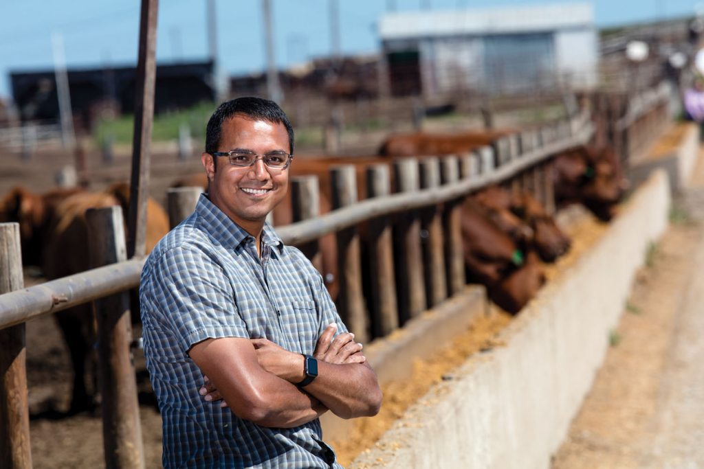 vsingh_feedlot Vishal Singh, co-founder of Quantified Ag, spoke with SPN about the startup's acquisition by Merck Animal Health.