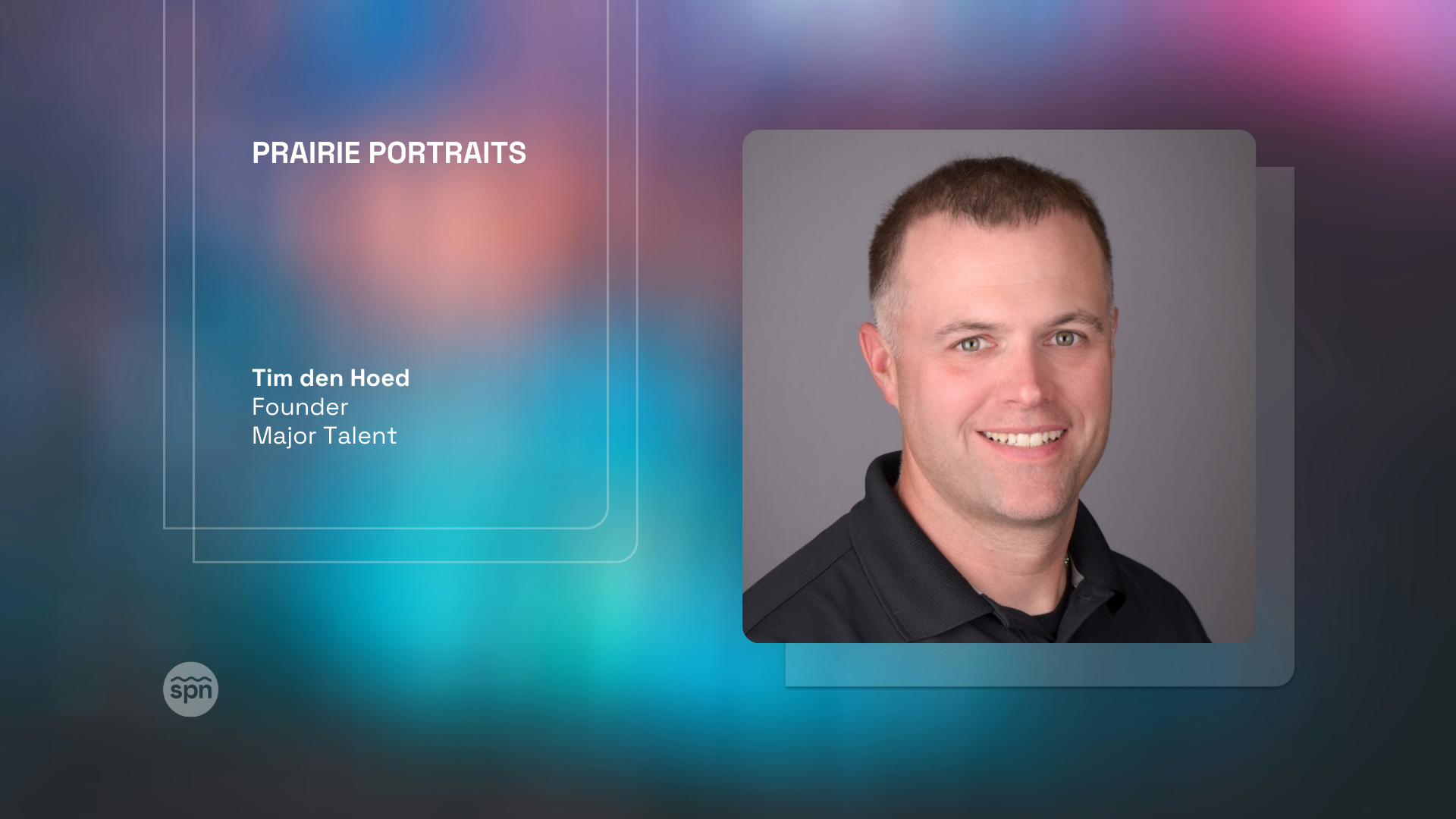 Prairie Portraits: Tim den Hoed