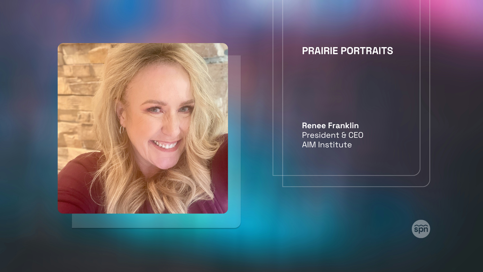 Prairie Portraits: Renee Franklin