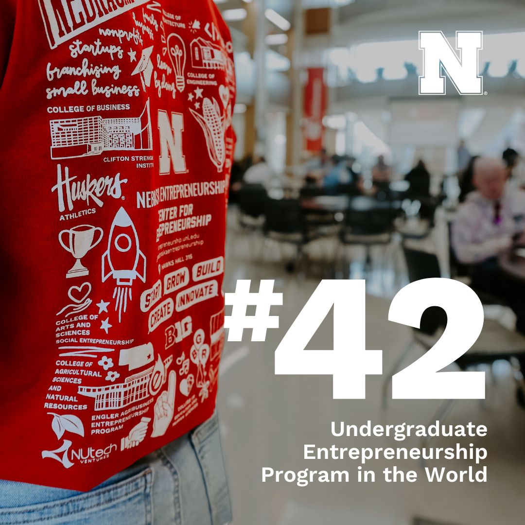 The University of Nebraska-Lincoln entrepreneurship programs among top 50 in the world