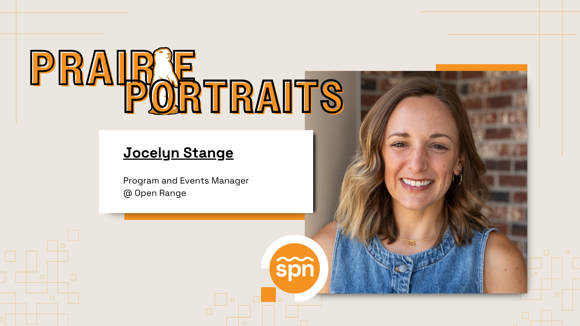 Prairie Portraits: Jocelyn Stange