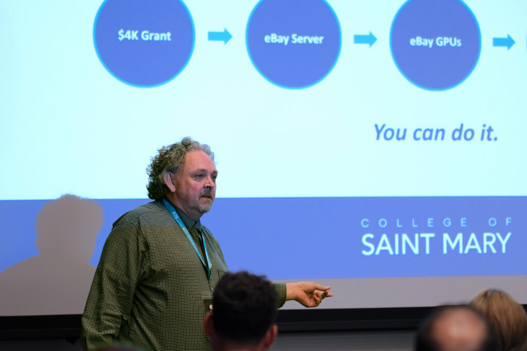 Jeff Keyte, chief Al officer and assistant dean of graduate studies at the College of Saint Mary, talks about how the college is approaching AI with students and staff