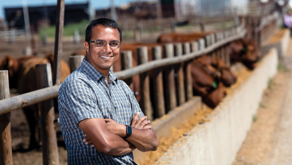 Quantified Ag Co-founder and former CEO Vishal Singh photographed by UNL Communications. Photo from SPN archives: “Lincoln-based startup Quantified Ag acquired by Merck Animal Health.” June 24, 2020