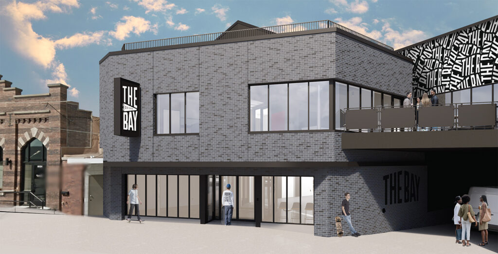 Renderings of the completed 40,000-square-foot building and its programming available for youth and young adults