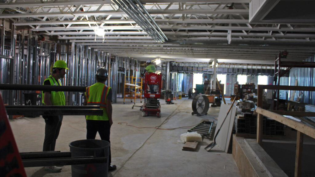 The Bay Omaha is planned to include versatile and specialized facilities, including classrooms, production spaces, an indoor skate park, a music venue and an esports arena